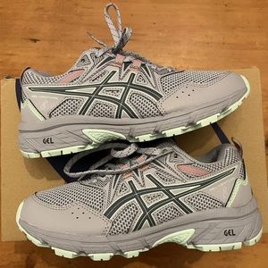 ASICS WOMENS GEL-VENTURE 8 TRAIL RUNNING SHOES PIEDMONT METROPOLIS SIZE 6 WIDE